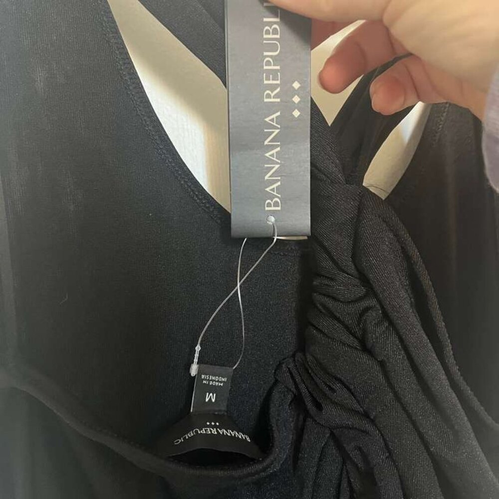 NWT - Size M - Banana Republic Factory Knit Cross-Back Maxi Dress